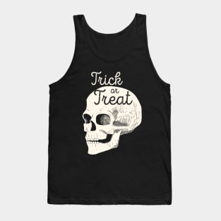 Halloween Skull Trick or Treat (White) [HT] Tank Top